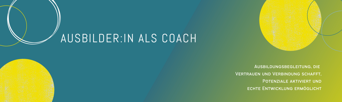 Ausbilder:in als Coach Banner